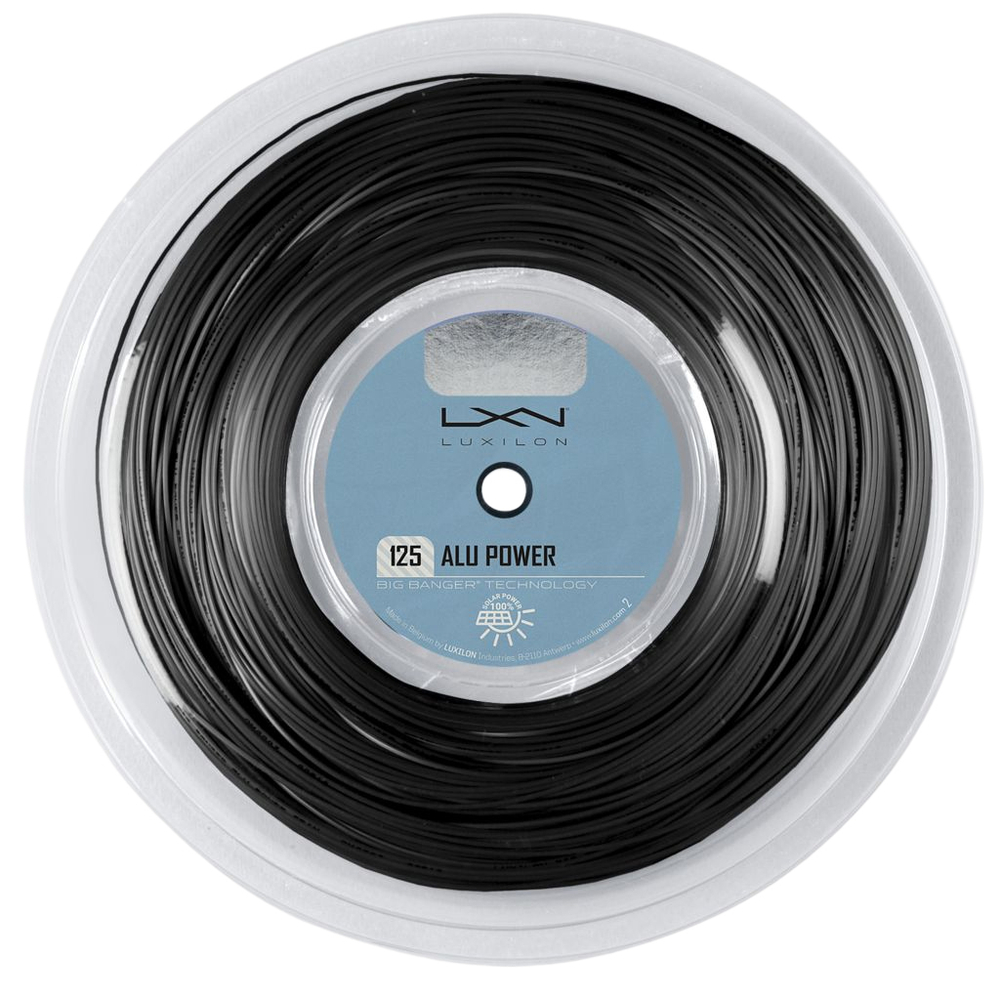 Струны теннисные Luxilon Big Banger Alu Power Black 125 (200 m) - black