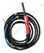 Горелка TIG 25 250A (100%), M12x1, газ 1/4G, вода 3/8G, 8m-с упр. разъёмами 2-3-5pin