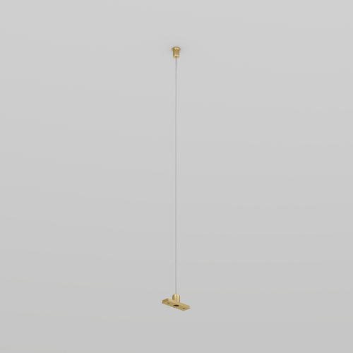 TR5718-SB Механический подвес для трека SHINE BASE, 48V DC, IP20, 2м, сатинированная латунь, алюминий