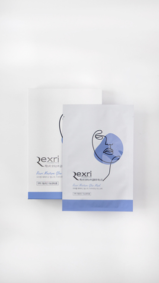 Тканевая маска Rexri Moisture Glow Mask 1 упаковка (10 шт) 27 гр