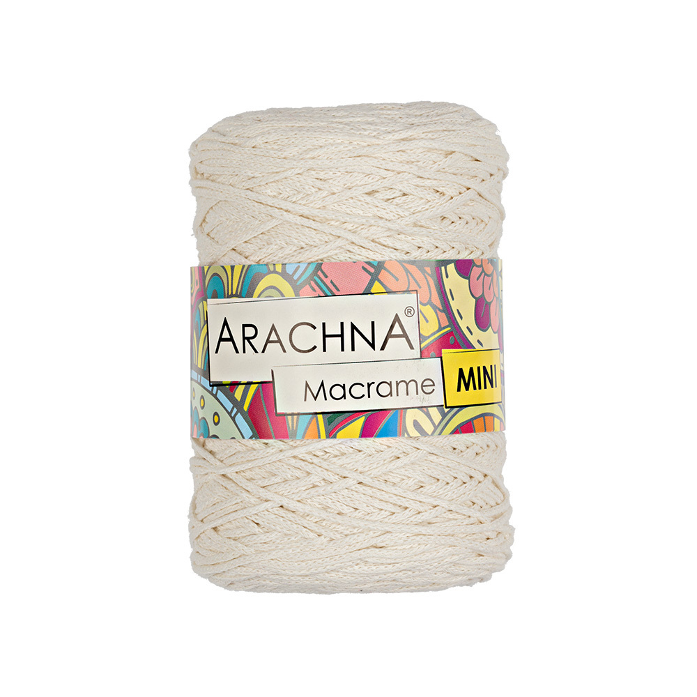 Пряжа ARACHNA  80% хлопок, 20% полиэстер, 250 г, 200 м, цв.02