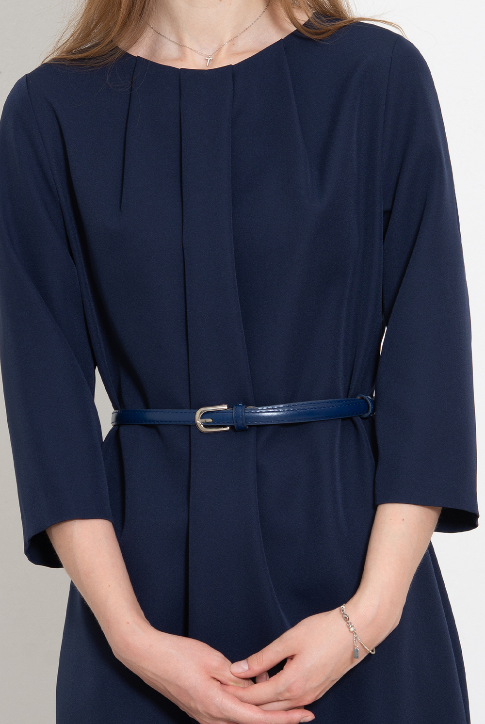 Платье женское 3445ЛП, темно-синий #89ТС053445ЛП