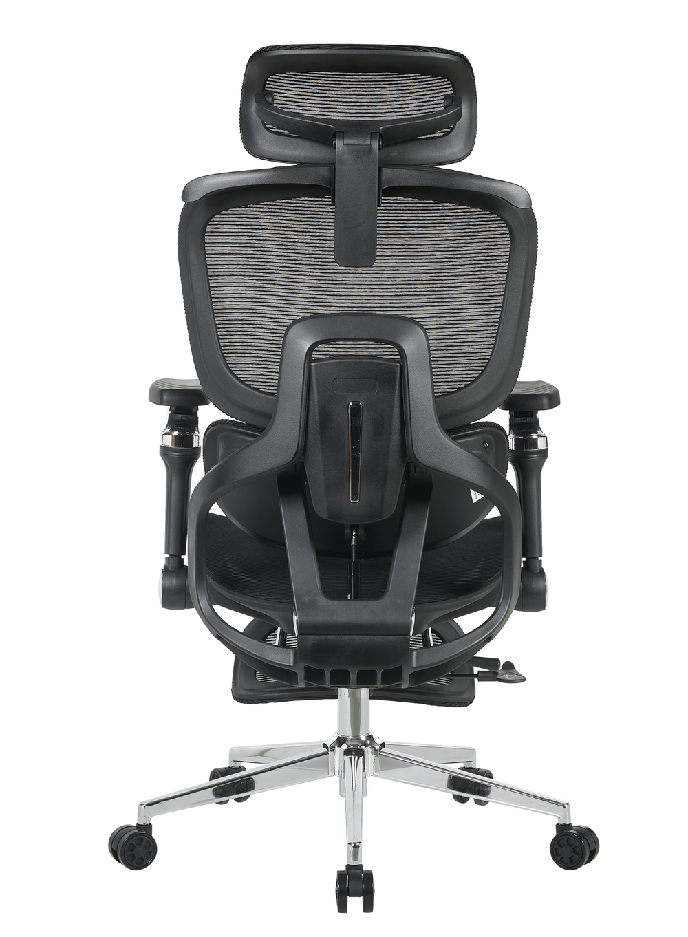 Кресло офисное TopChairs Prodigy с оттоманкой черный
