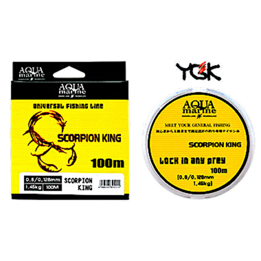 Леска универсальная AquaMarine Scorpion King 50м 0.105мм 1.08кг #0.4