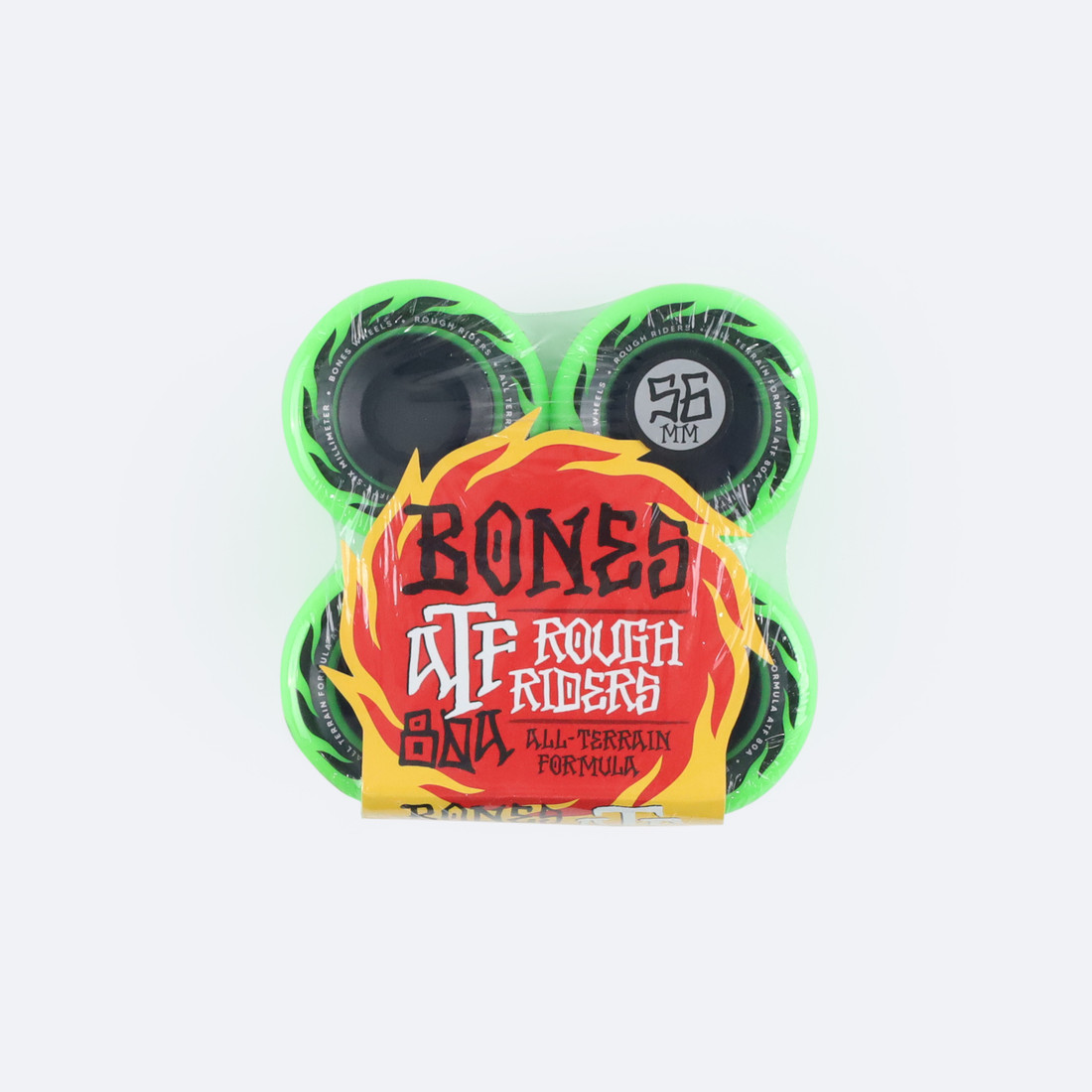 Купить Колеса Bones Terrain Formula Rough Riders (green) 80A