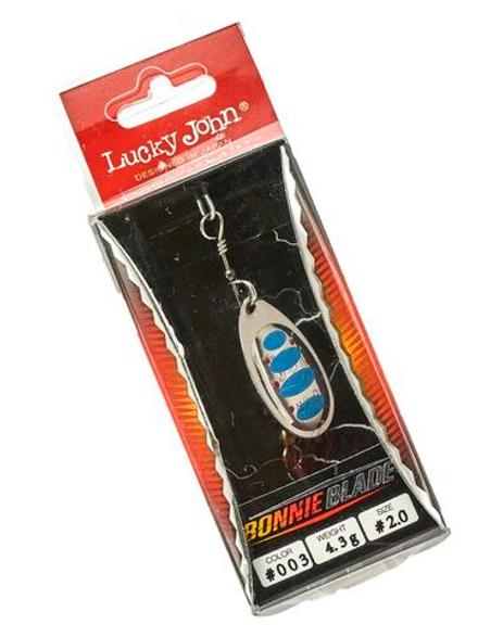 Блесна вращающаяся Lucky John BONNIE BLADE 2 04.3г 003 в блистере