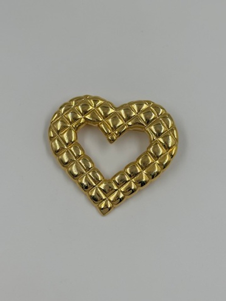 Крупная брошь Сердце