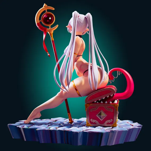 Frieren on the Chest with NSFW ver. - Sousou no Frieren