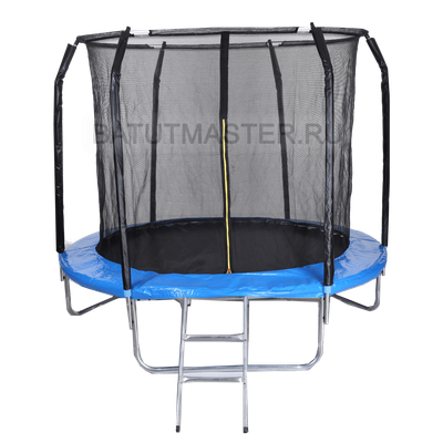 Батут для дома с сеткой 12 футов, внутренняя сетка и лестницей
