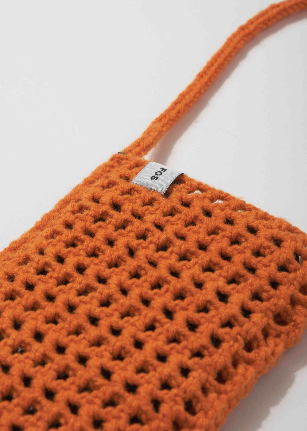 Вязаная сумочка FOS Оранжевая
