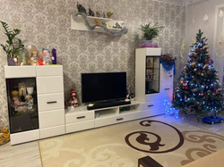 Комод Йорк 4 ящ. Белый/белый глянец
