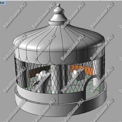 Детский надувной батут "Шатёр цирка" 5*5*4 м