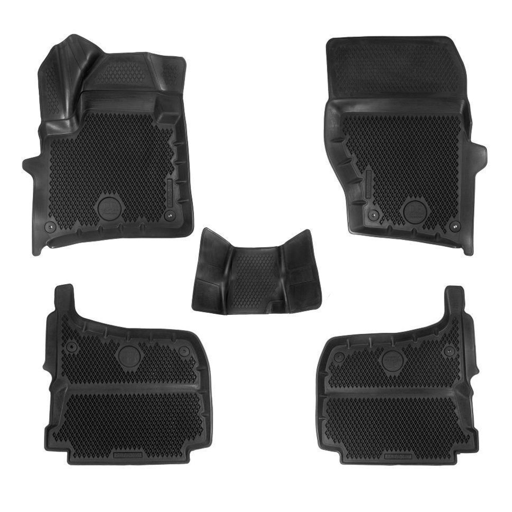 Коврики EVA 3D для Volkswagen Tuareg ll 2010-18 c 4-х зонным климатом/Porsche Cayenne ll 2010-18 Delform Premium EVS-1507