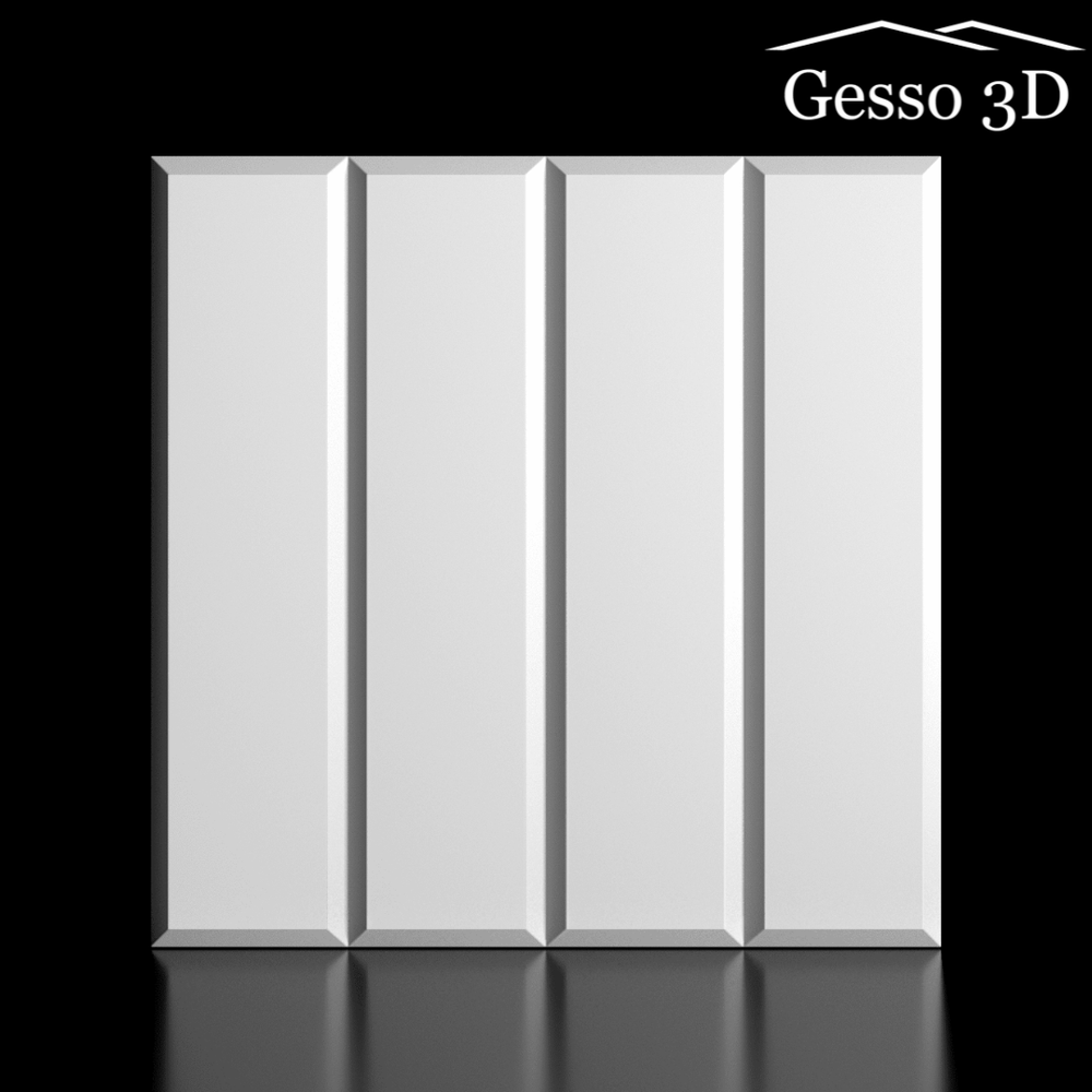 Гипсовая 3D панель Blanco