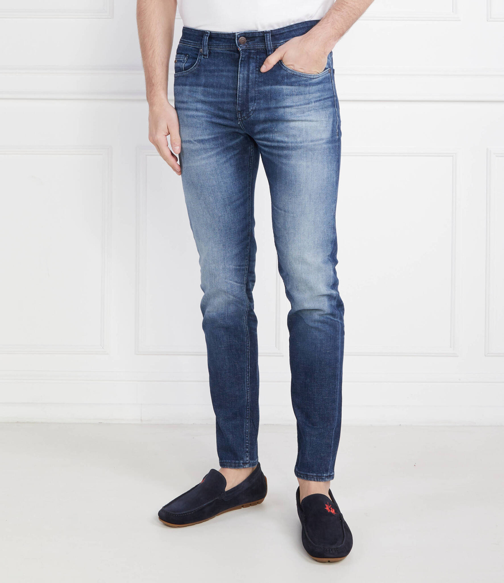 Джинсы Taber Zip BOSS ORANGE - голубой(50489989)