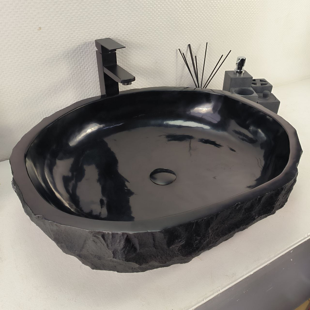 Раковина из андезита Erozy Black EA-65004 62*50*16 0044