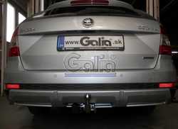 Фаркоп оцинкованный Galia S105C для Skoda Octavia седан/универсал 2013-(паспорт и сертификат в комплекте)(без электрики)