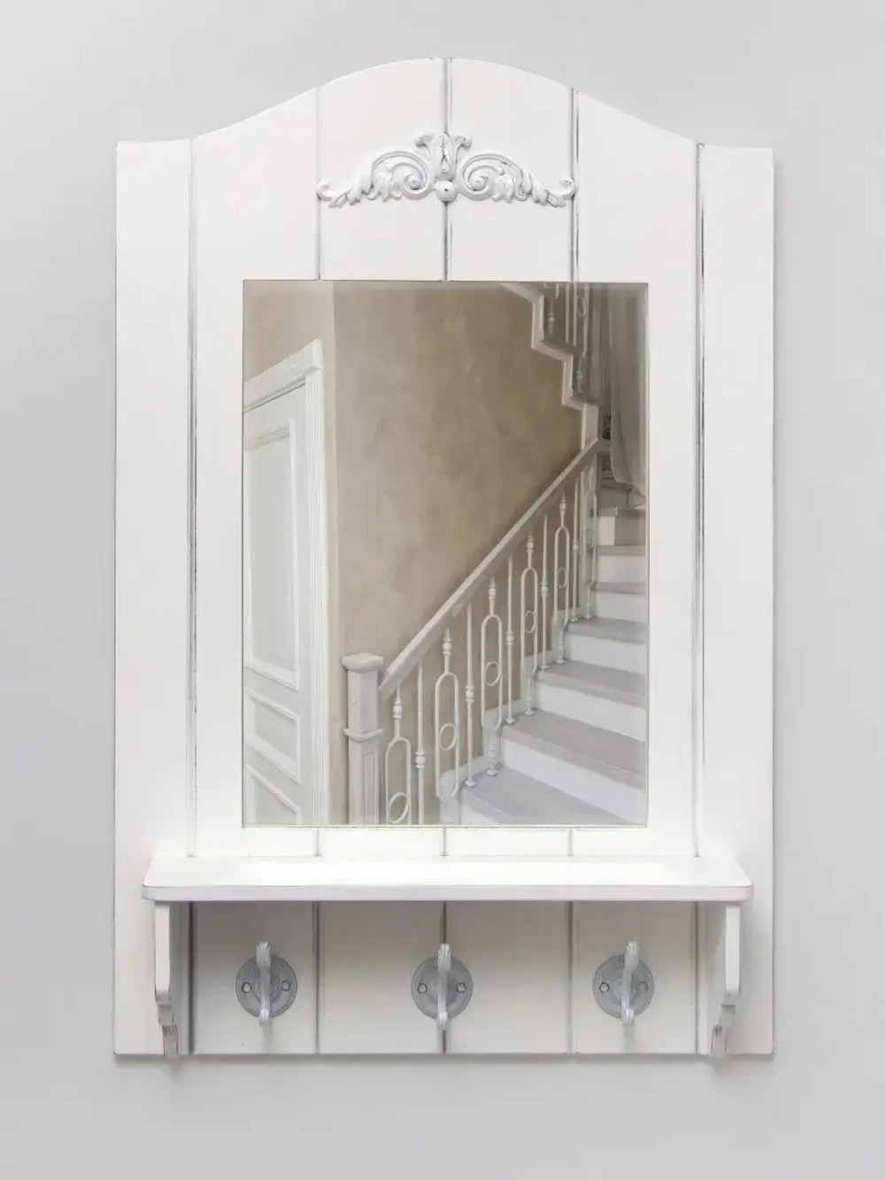 Зеркало настенное с полкой "Прованс"