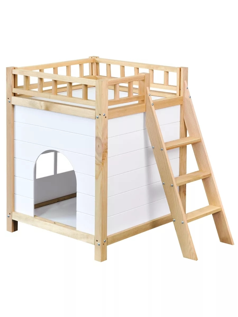 Домик для кошки Вальди из массива сосны