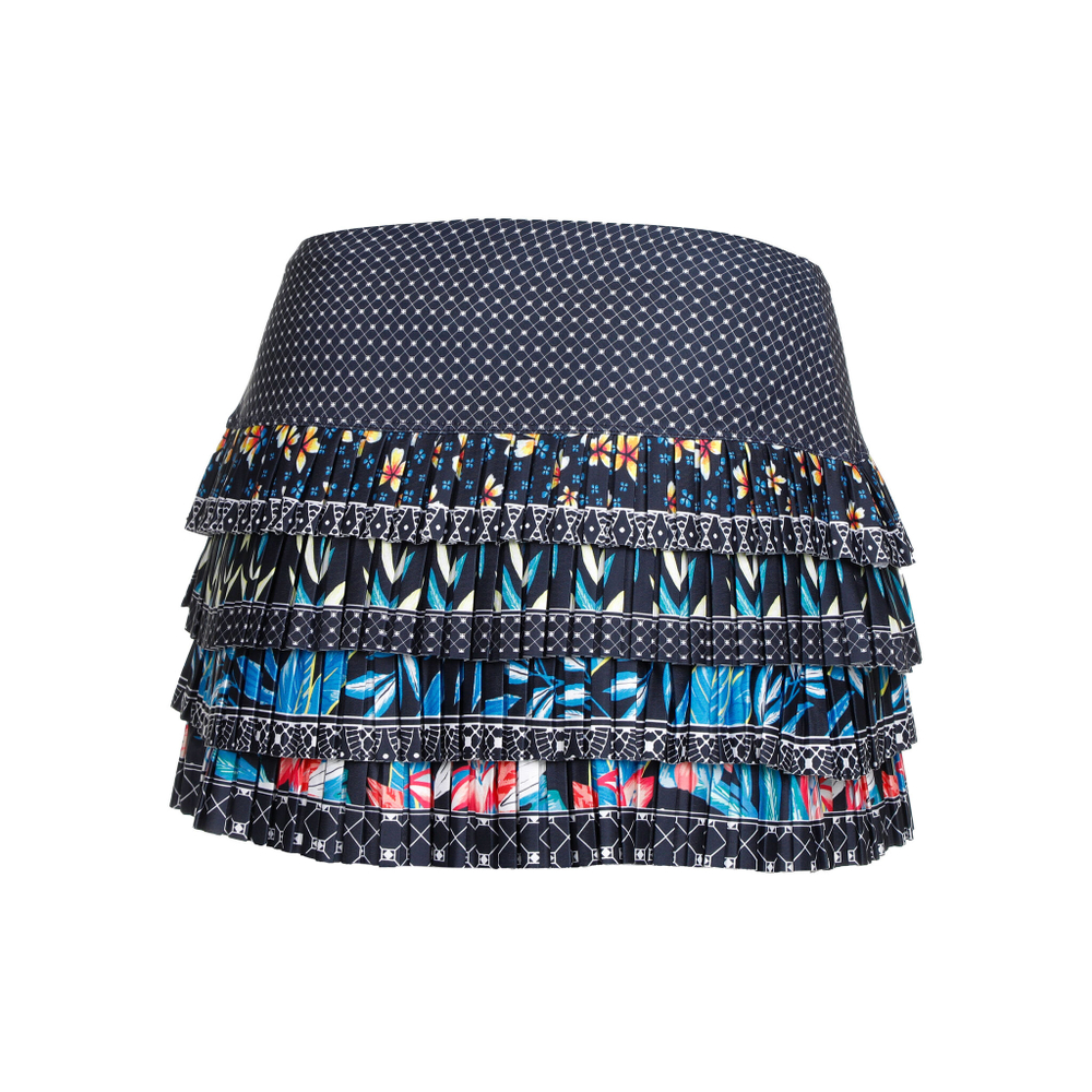 Женская теннисная юбка Lucky in Love Keepin' It Rio Pleated Skirt Women - Dark Blue, Multicoloured
