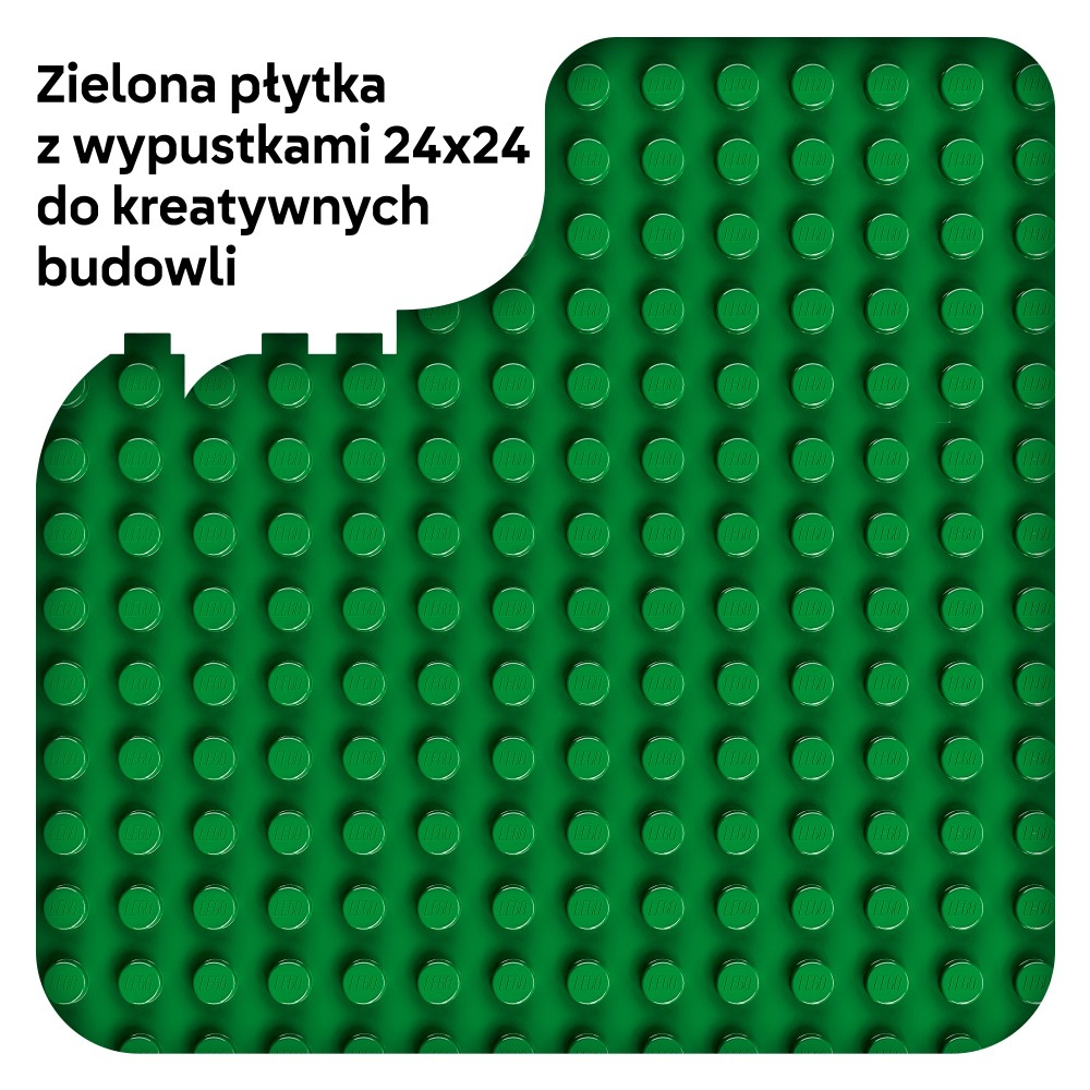 Строительная пластина LEGO DUPLO 10460 Зелёная — фото 12