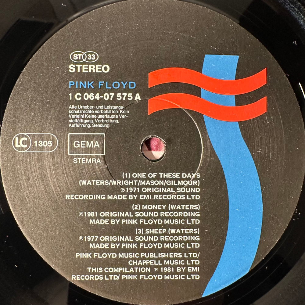 Pink Floyd - A Collection Of Great Dance Songs (Германия 1981г.)