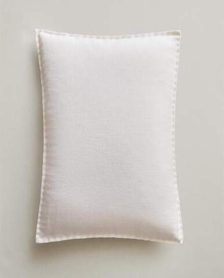 Zara Home наволочка декоративная из хлопка, экрю, 40x60 см · 6361/008