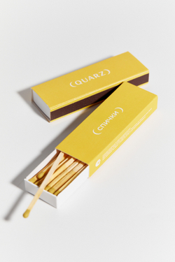 Спички QUARZ желтые