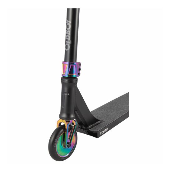 Трюковый самокат Tech Team Old Boy 2021, неоновый хром