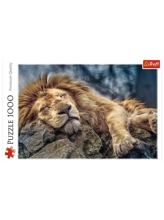 Пазлы для детей и взрослого 1000 элементов  Спящий лев