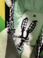 Коляска комбинированная «Ника Детям 7-5» принт: гусиная лапка (арт. НД7-5/1)