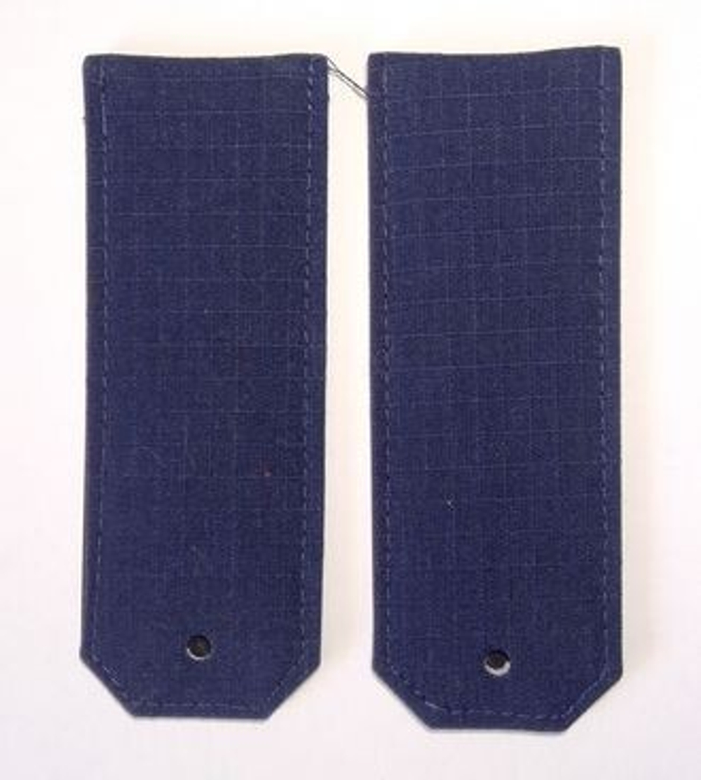 Погоны синие ткань рип-стоп на офисный костюм