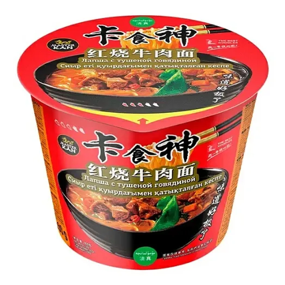 Master Kan Лапша, 100гр., (чашка), блок 12шт., Мастер Кан