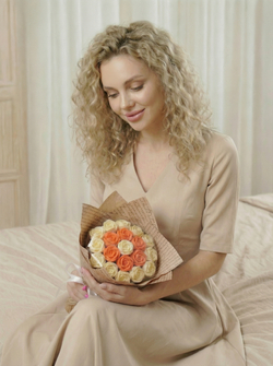 Шоколадный букет "Мини-розы" 19 штук