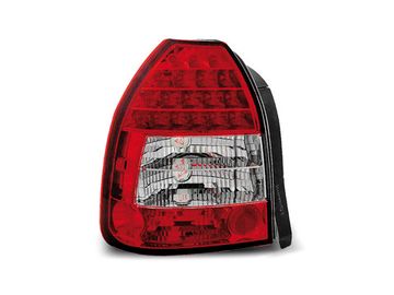 Задние фонари Honda Civic 6 red white led