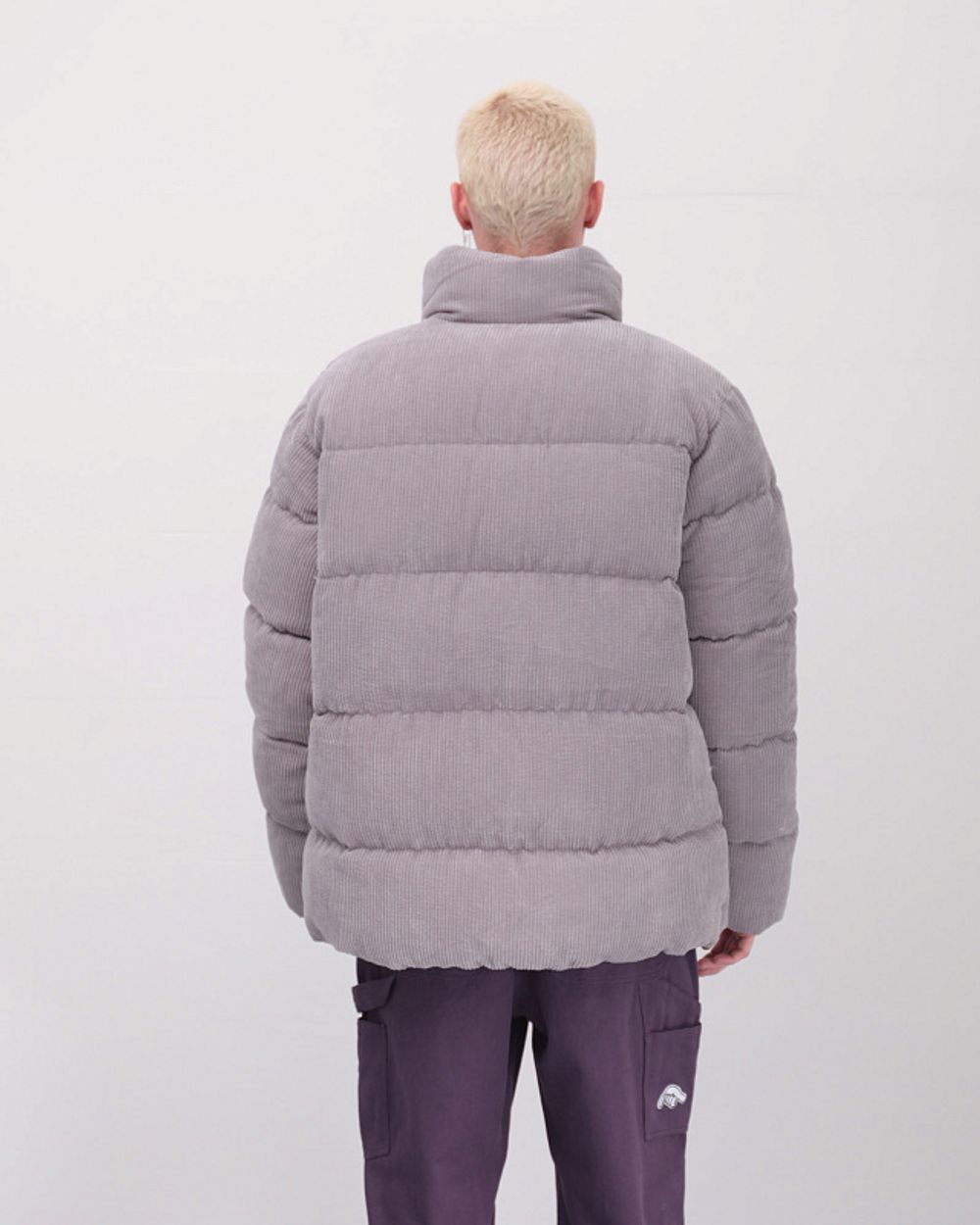 Пуховик Anteater Downjacket Velvet Серая