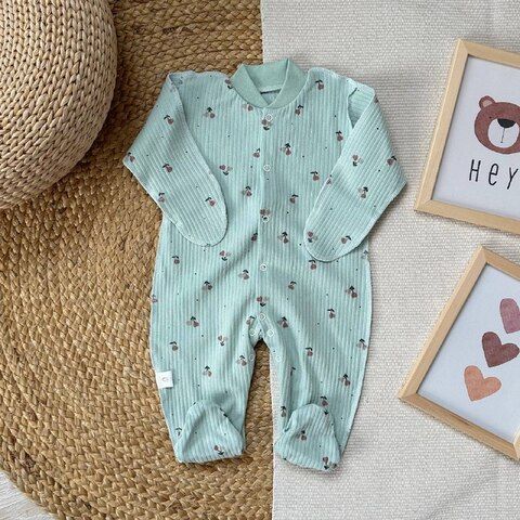 Комбинезон слип в рубчик