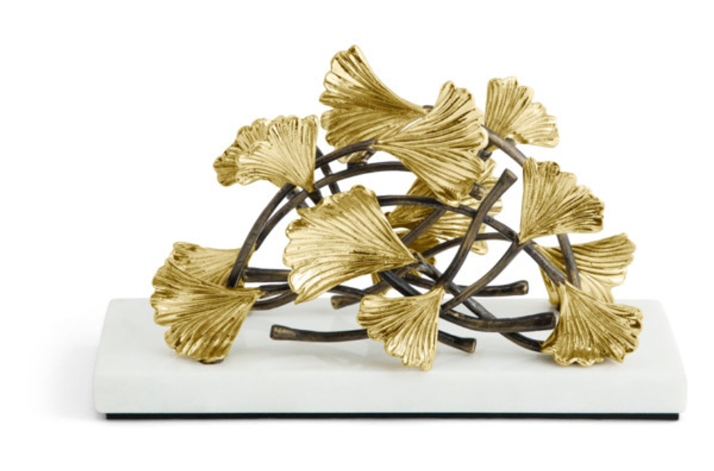 Салфетница 18х7х11см Michael Aram Листья гинкго