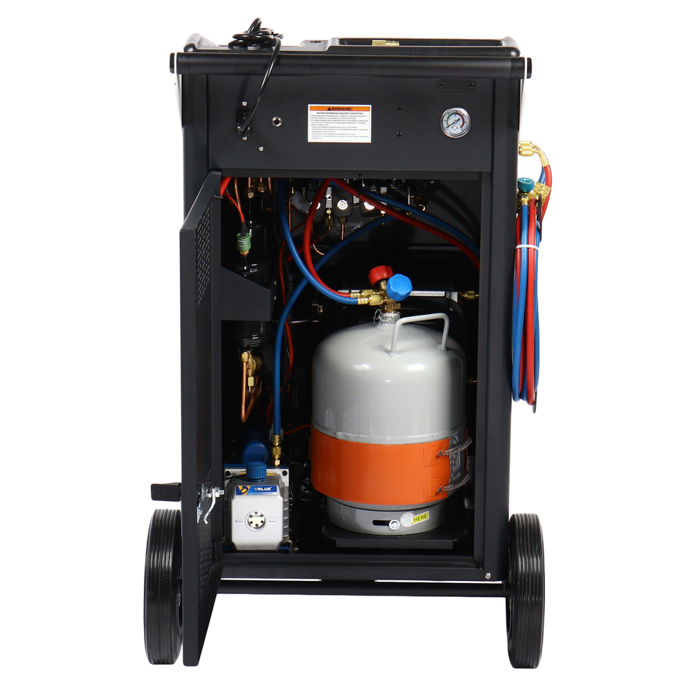 Установка для заправки автомобильных кондиционеров 13.6л полуавтомат. с подогревом баллона GTE