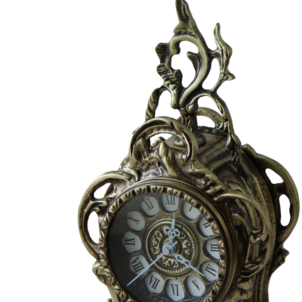 Bello De Bronze Часы Ласу каминные, антик