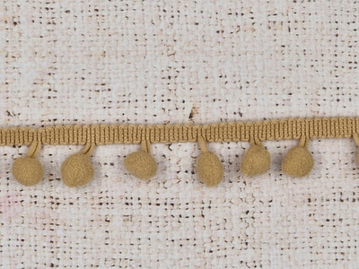 Тесьма/бахрома с помпонами, ш. 2,5 см