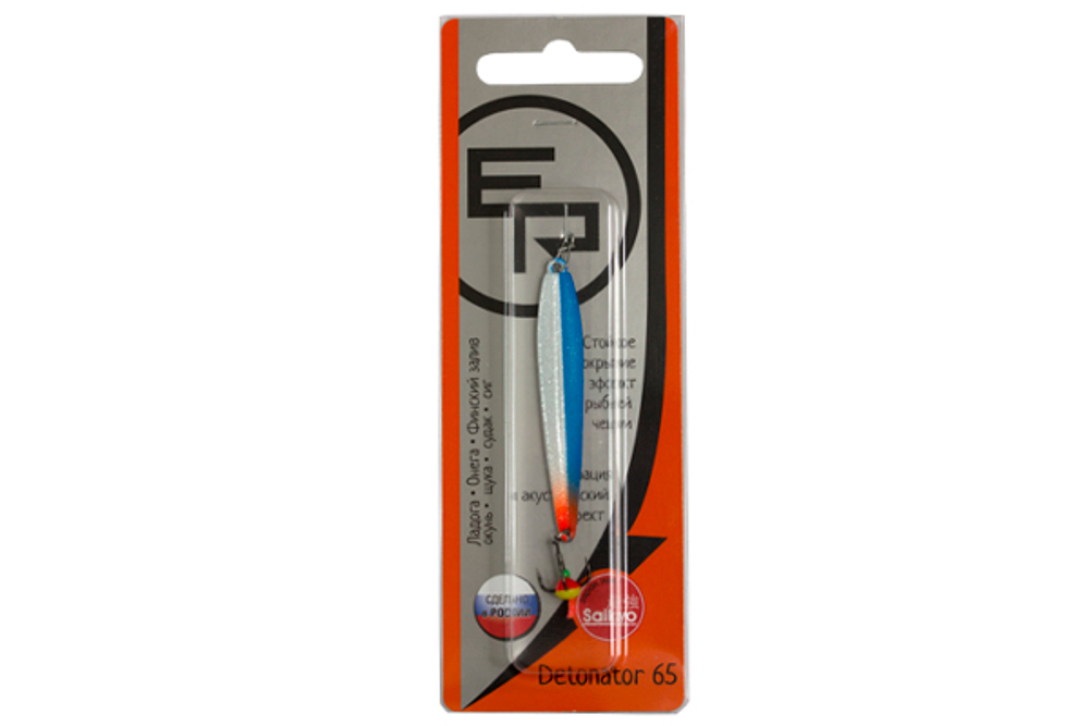 Блесна вертикальная ECOPRO Detonator, 85мм, 11г, BLS