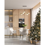 Стул обеденный Wave Stripes букле белый