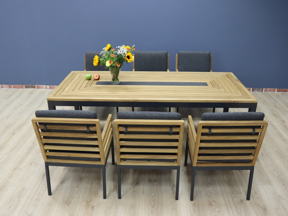 Обеденная группа Ideal Patio ЭГМОНТ стол тик 220