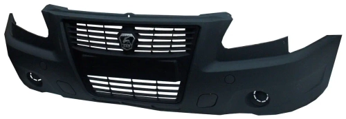 Бампер передний ГАЗ-3302 Бизнес н/о (графит, темный) с решеткой (зав.)