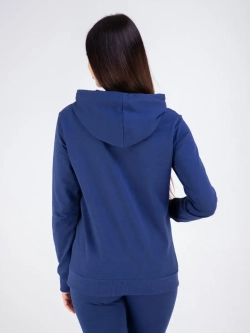 Худи без начеса с капюшоном однотонное модное