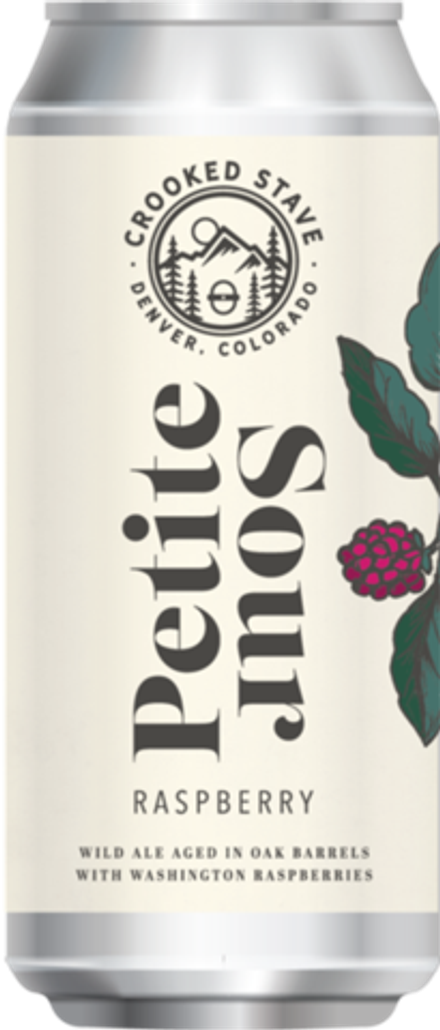 Пиво Крукед Стэйв Петит Саур Распберри / Crooked Stave Petite Sour Raspberry 0.473 - банка