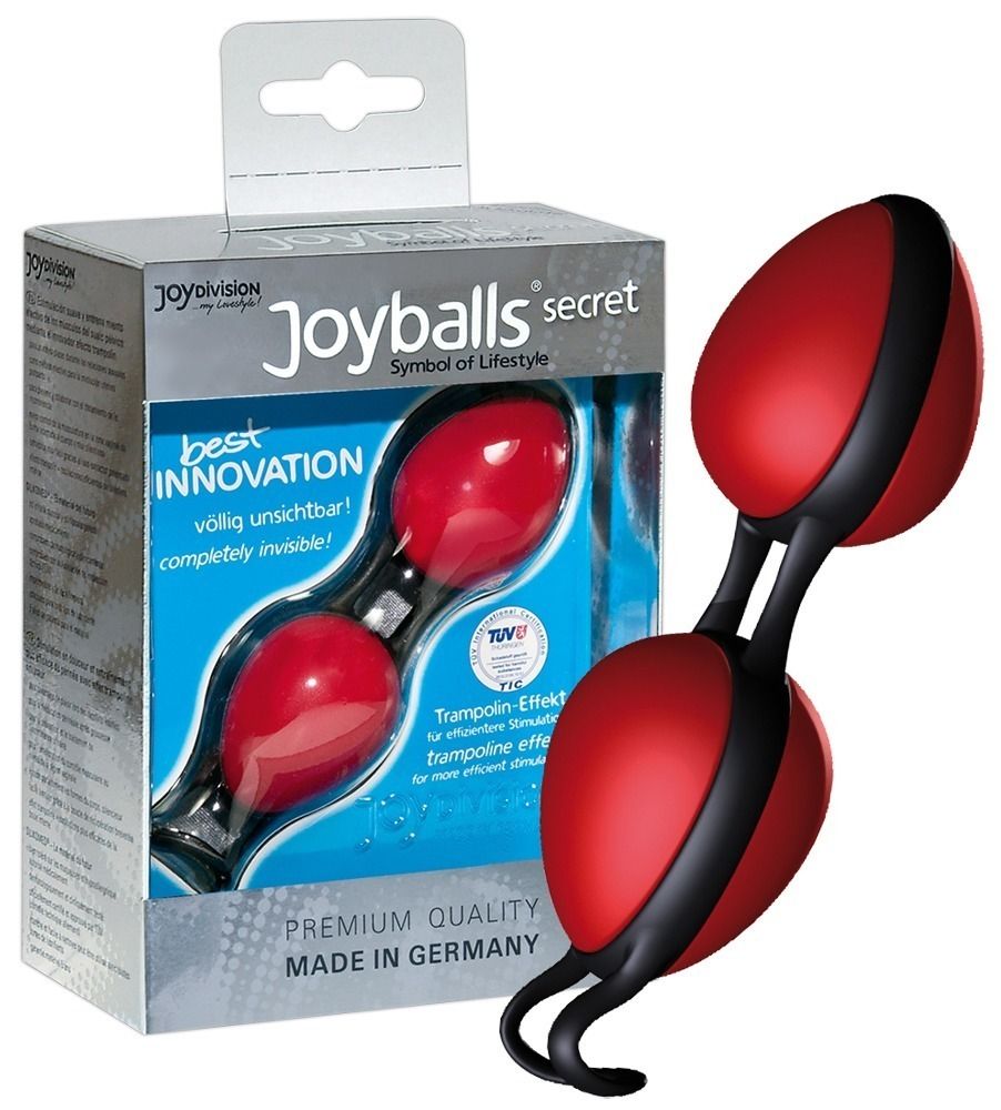 Вагинальные шарики Joyballs Secret красные