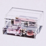 Органайзер для хранения «ФАНТЭНЕГРО», прозрачный, 2 отделения, 18,7*10*9см (коробка)