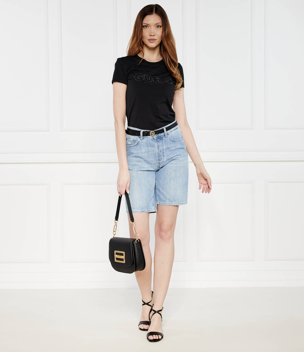 Джинсовые шорты DONDUP - made in Italy - голубой(DP744 DF0263D GY2)